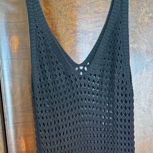 Vintage crochet maxi dress